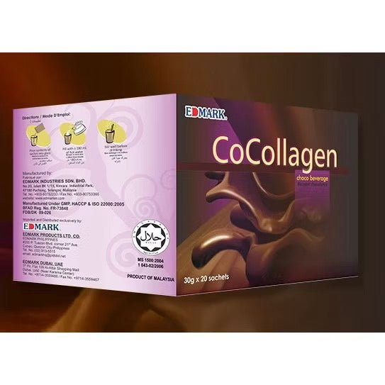 EDMARK COCOLLAGEN Natural Ingredients High Grade Quality Marine Collagen 30 g x 20 sachets