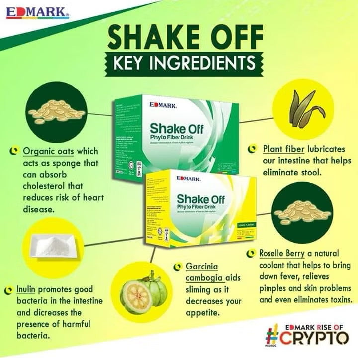 Edmark Shake Off Phyto Fiber Drink ( Lemon )