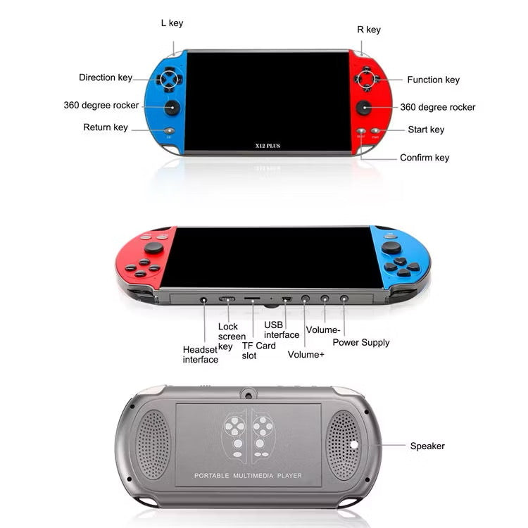 X12 Plus Double-Rocker Game Console 7