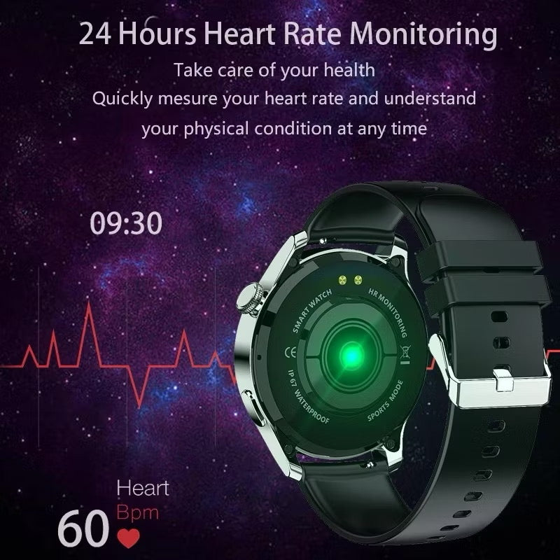 ￼LIGE Men Women Smart Watch Heart Rate Monitor Sports Waterproof Bluetooth Call Message Remind Jam tangan lelaki perempuan