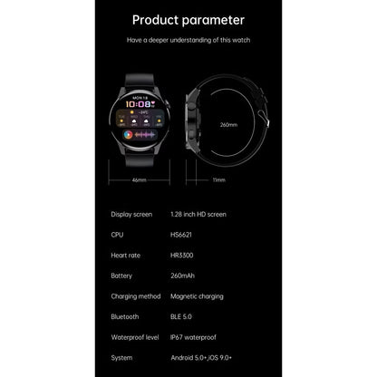 ￼LIGE Men Women Smart Watch Heart Rate Monitor Sports Waterproof Bluetooth Call Message Remind Jam tangan lelaki perempuan