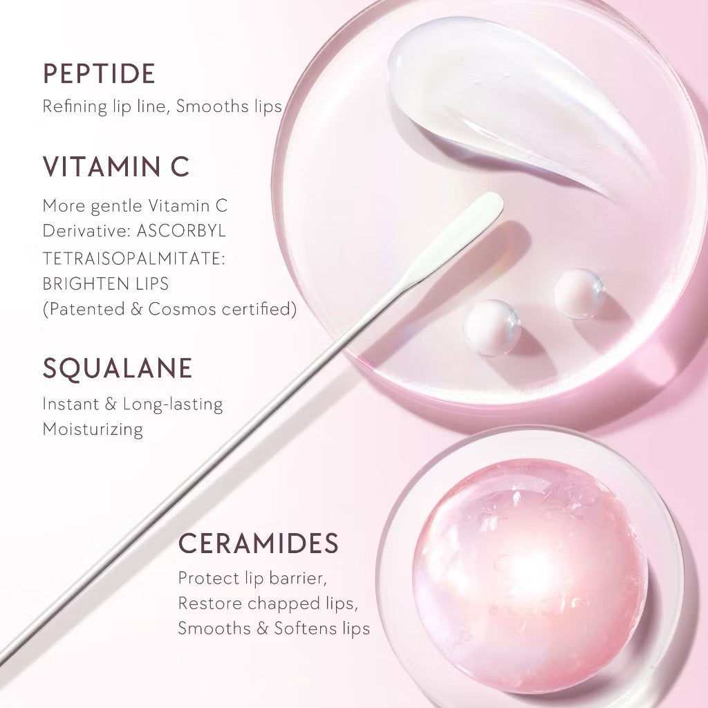 SKINTIFIC Peptide Brightening Lip Serum Brighten Even and Smoothen Lip Balm lip mask lip treatment