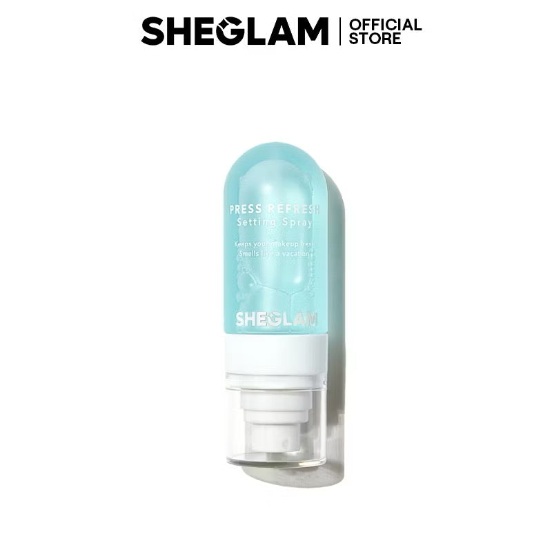 SHEGLAM Press Refresh Setting Spray Moisturizing Long Lasting Makeup Setting Spray Oil-Control Non-Greasy Makeup