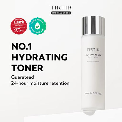 [TIRTIR] Milk Skin Toner 150ml (Deep Moisturizing, Instant Glow, 2% Niacinamide, Chamomile, Rice Bran Extract, Ceramide,